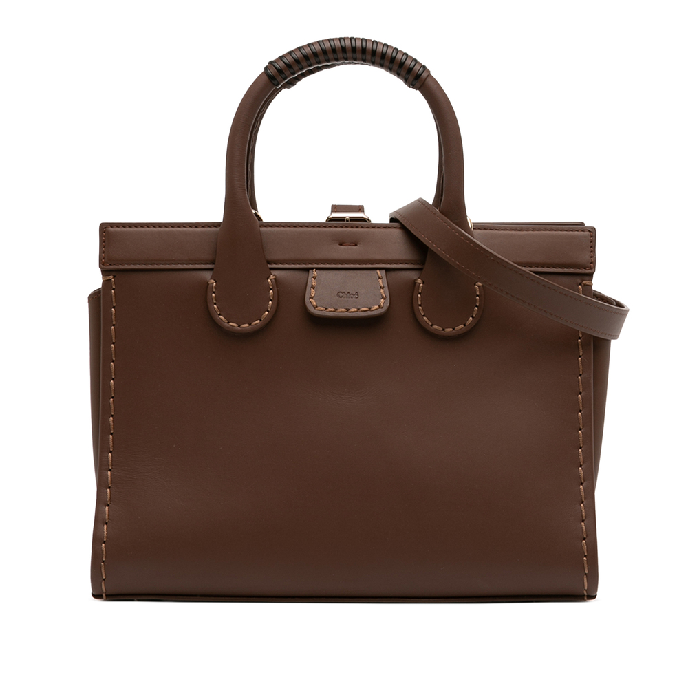 Pre-Loved Chloé Medium Zipped Edith Satchel